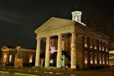 Knox County Courthouse Knoxville Illinois Immagine Stock - Immagine di ...