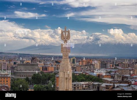 Yerevan cityscape, capital city of Armenia Stock Photo - Alamy