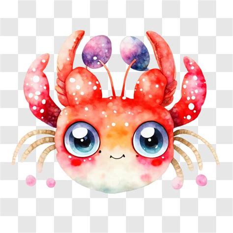 Download Cute Crab Wallpaper and Art PNG Online - Creative Fabrica