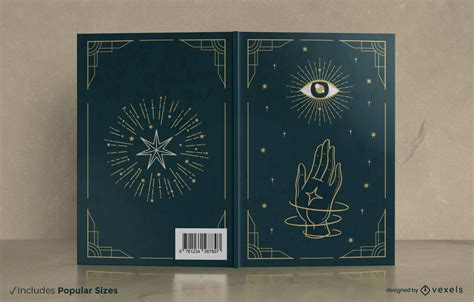 Mystical Book Cover Design Vector Download