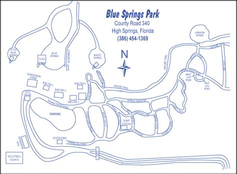 Blue Springs State Park Florida Map - United States Map