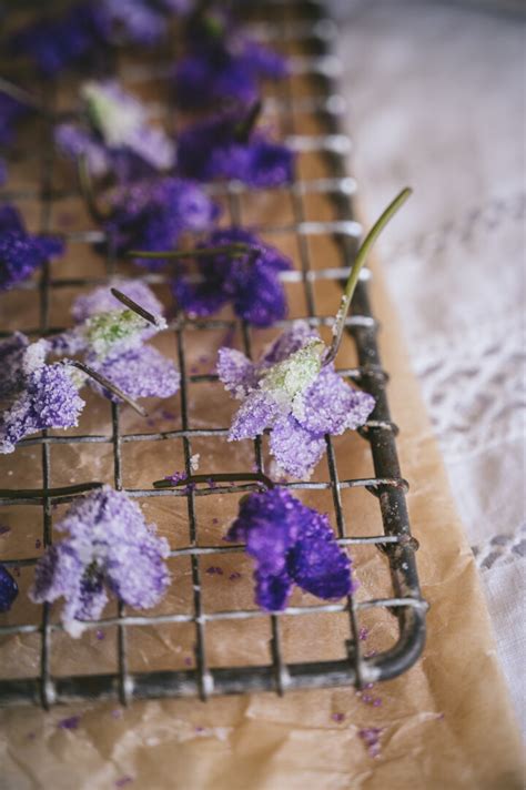 How to Make Candied Violets (Sugared Violets Recipe) | Fare Isle