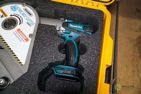 Flexco Electric Belt Cutter with Makita Drill Accessories & Case - Roller Auctions