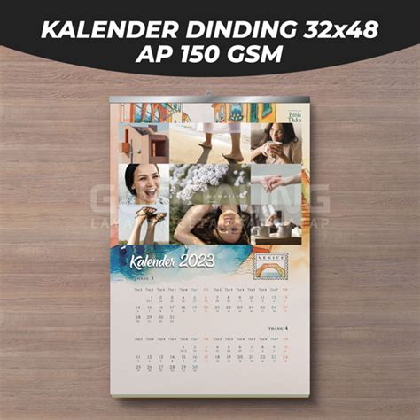 Kalender Dinding 32 x 48 CM AP150 | Gundaling Print Online