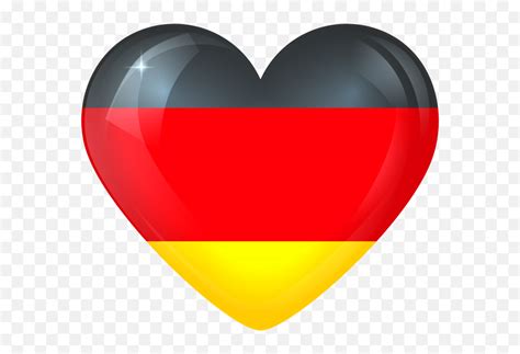 Germany Flag On Heart Shape Clipart Png Image Citypng Emoji,Prussia ...