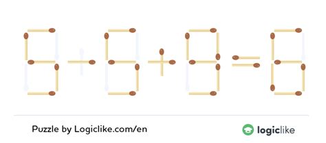 Matchstick Puzzles with Answers | Remove Matches to Fix Equations, Make Squares and Triangles