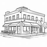 Libro Para Colorear De Restaurante  Foto Premium sketch template