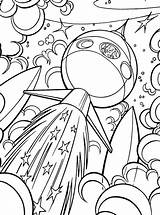 Galaxy Coloring Pages For Kids sketch template