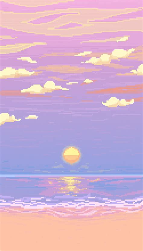 ArtStation - Pink Sea ~ Pixel art