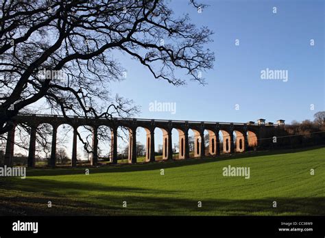 Ouse Valley Viaduct (Balcombe Viaduct) over the River Ouse on the London to Brighton Railway ...