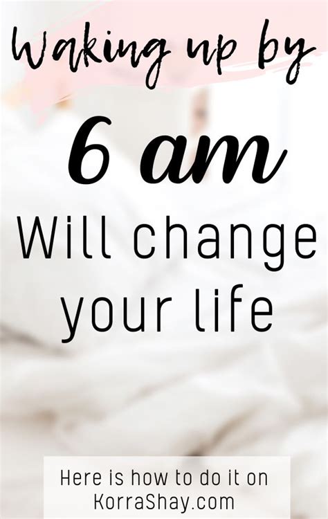 Waking up by 6am will change your life! And here’s how to train yourself to wake up early! # ...