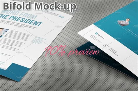 Bifold Brochure Mockup – MasterBundles