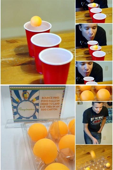 Fun Minute to Win It Games with Ping Pong Balls