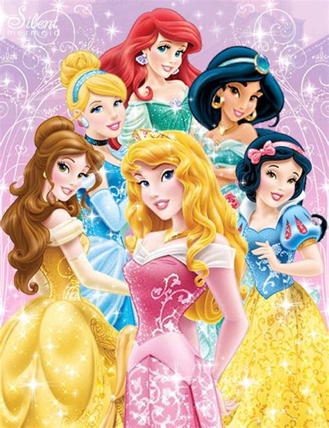 the disney princesses are all dressed up in their dresses