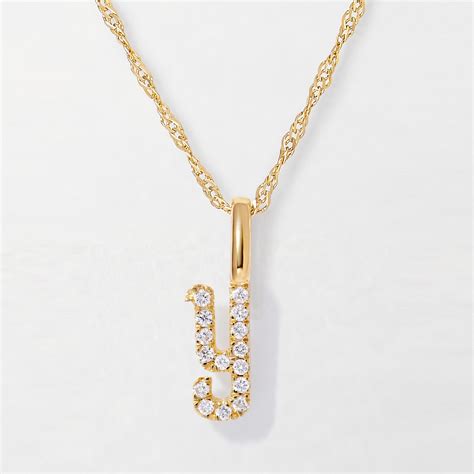 Diamond Initial Necklace – EDGE of EMBER