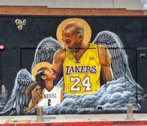 Kobe Bryant murals by Staples Center, Downtown Los Angeles (DTLA)