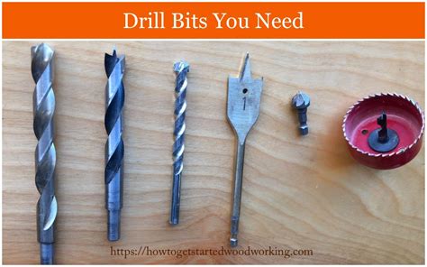 7 Types of Drill Bits You Need | How To Get Started Woodworking