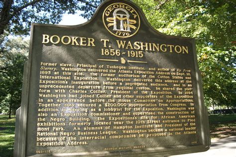 Booker T. Washington gave one of his most noted keynote speeches in 1895 at the Cotton States ...