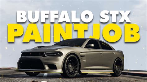 NEW!! Buffalo STX Paintjob | GTA Online "The Contract" DLC - YouTube