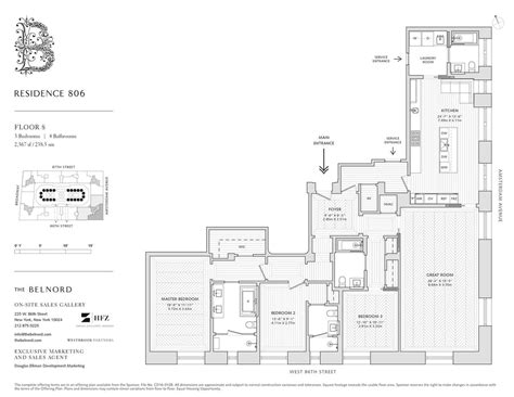 The Belnord | 806 | Floor Plans and Pricing