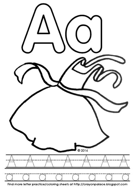 Letter Aa Coloring Pages at GetDrawings | Free download