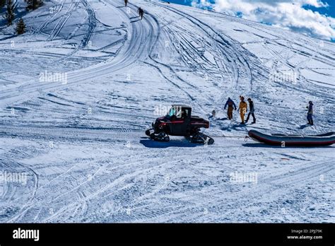 Winter celebration in Stanley, Idaho Stock Photo - Alamy