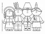 Pilgrims Coloring Pages Printable sketch template