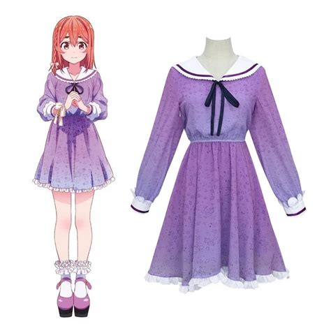 Rent-A-Girlfriend: Sumi Sakurasawa Purple Cosplay Costume – Anime ...