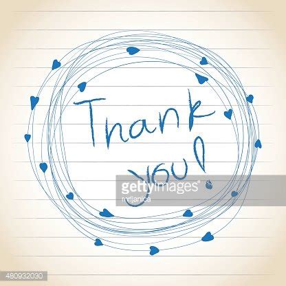 Thank You Doodle Notebook Card Stock Clipart | Royalty-Free | FreeImages