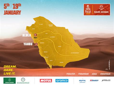 A.S.O. presents Dakar Rally Route 2024 - X-raid Team