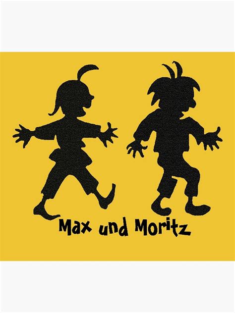 "Max and Moritz" Poster by edsimoneit | Redbubble