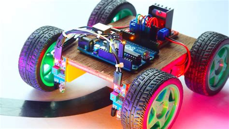 Line Follower Robot Car with Arduino UNO, L298N Driver, IR Sensor ...