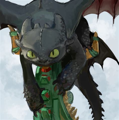 Painted toothless (ref used) | How train your dragon, How to train dragon, How to train your dragon