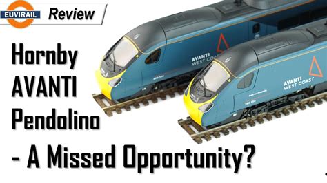 Review: Hornby Class 390 Avanti Pendolino R3952 No.390156 4-car Train ...