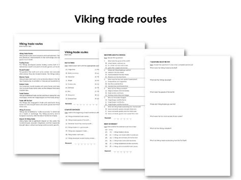 Viking trade routes | Teaching Resources