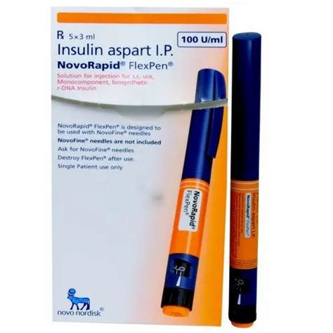 Unisex Injection Novorapid Flex Insulin Pen at Rs 1925/pack in Nagpur ...