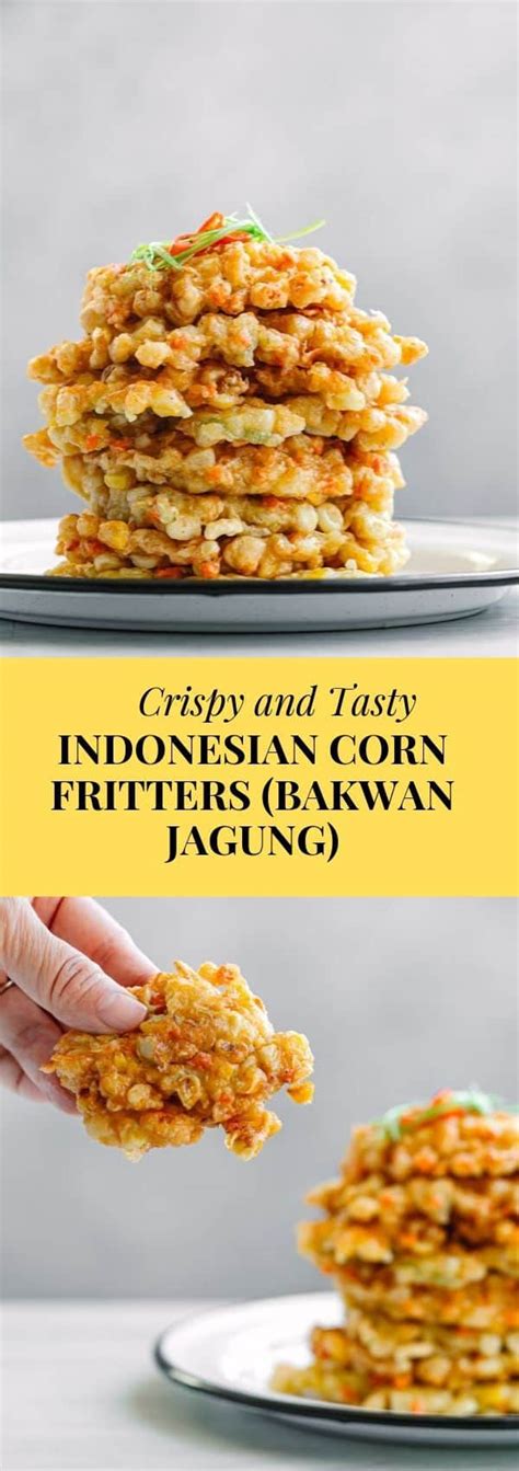 Indonesian Corn Fritters - Perkedel Jagung - Posh Journal