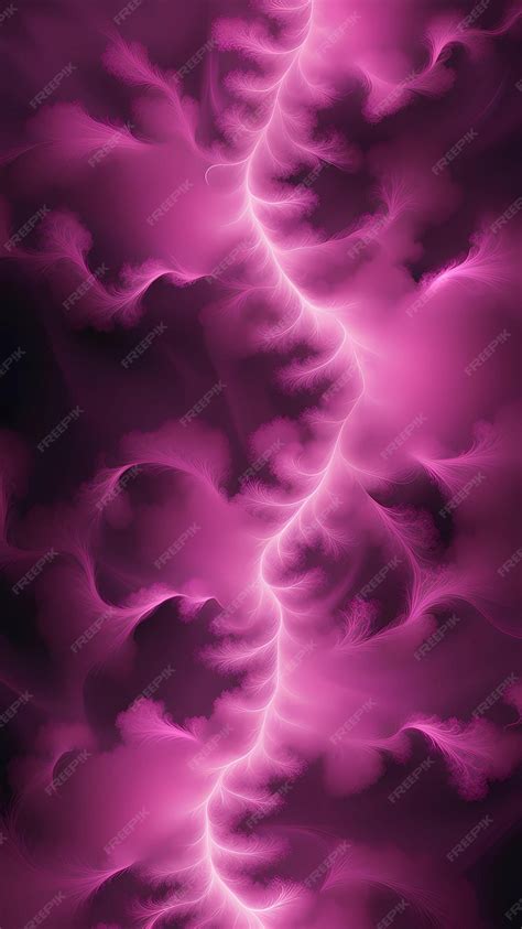 Premium AI Image | a purple background with a lightning bolt in the middle.