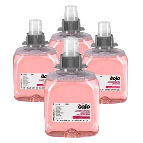 GOJO FMX-12 Luxury Foam Handwash, Cranberry Scent, EcoLogo Certified, 1250 mL Foam Soap Refill ...