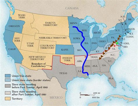 Quiz (US History 1): Civil War Map Diagram | Quizlet