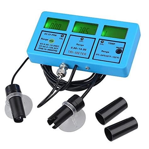 6 in 1 Water testing Meter - ph ppm temp tds ec cf: Science Lab Ph ...