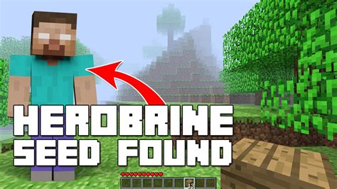 The original Herobrine seed has finally been found! - YouTube