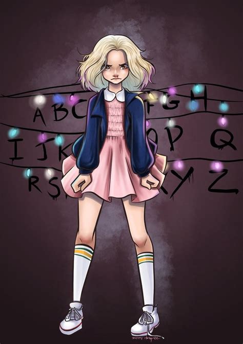 Stranger Things Eleven by Masked-Patatoe.deviantart.com on @DeviantArt | Pôsteres de filmes ...