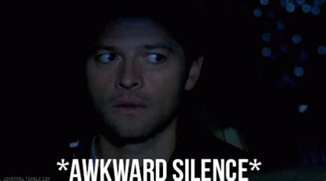 Awkward Silence Silence GIF - Awkward Silence Silence Misha Collins - Discover & Share GIFs