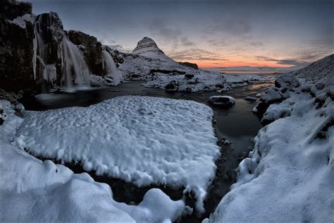 Kirkjufell Mountain Pictured in all Seasons From Dusk to Dawn