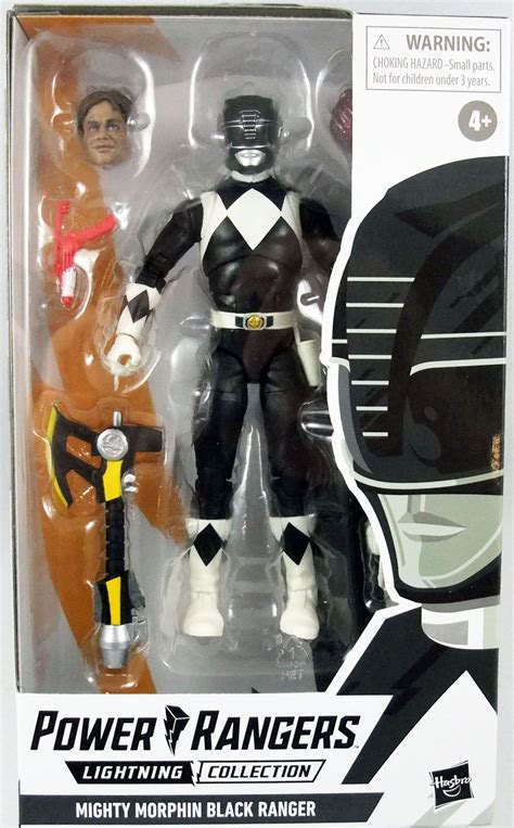 Power Rangers Lightning Collection - Mighty Morphin Black Ranger - Hasbro 6" action figure