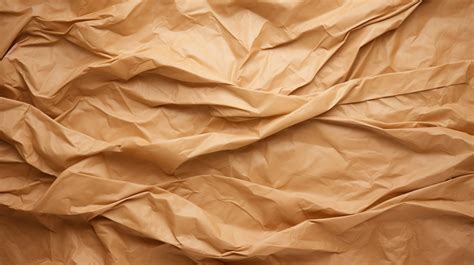 Background Of Crumpled Brown Paper Texture, Crumpled, Rough Paper, Crumpled Paper Background ...