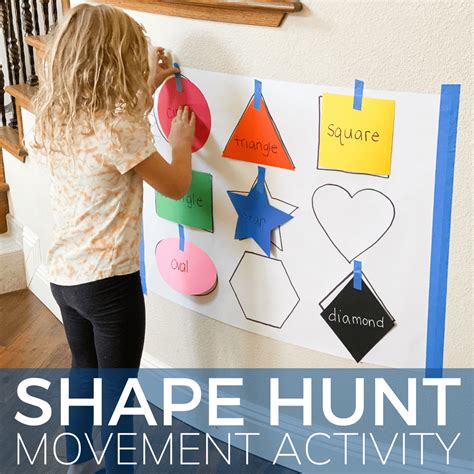 Shape Matching Activity for Preschoolers - Toddler Approved