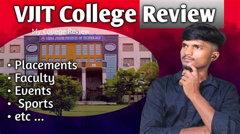 VJIT College Review || Placements? Faculty ||Vidya Jyothi Institute of Technology#vjit #tseamcet ...