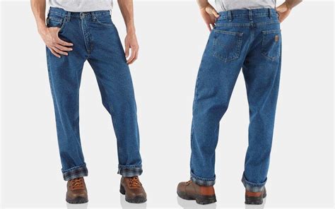 The 10 Best Men's Flannel Lined Jeans, From Carhartt to L.L.Bean - InsideHook